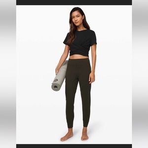 Like new lululemon Time to Restore wrap shirt size 6